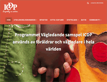 Tablet Screenshot of icdp.se