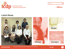 Tablet Screenshot of icdp.info